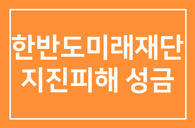 한반도미래재단(이사장 구천서), 쓰촨성 지진피해 복구 성금 전달