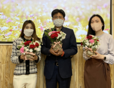 씰리침대(대표 윤종효), 화훼 농가 지원 ‘플라워 클래스’ 실시