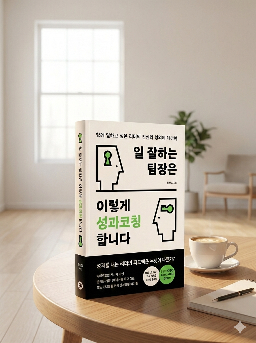 류랑도 대표님 신간도서 <br>일 잘하는 팀장은 이렇게 성과코칭합니다.